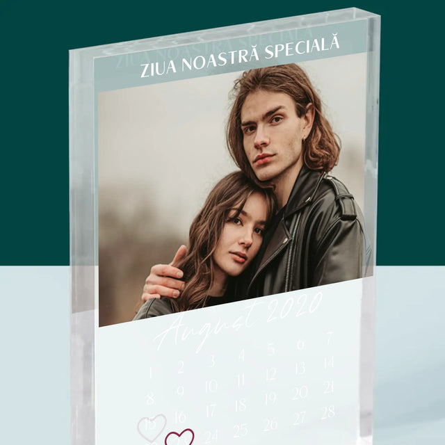Fotografie Si Semnătură: Ziua Noastră Specială - Bloc Acrilic