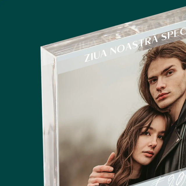 Fotografie Si Semnătură: Ziua Noastră Specială - Bloc Acrilic