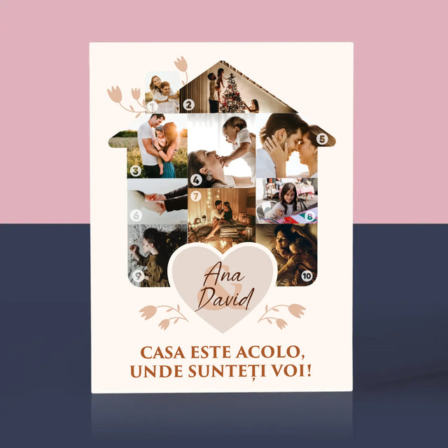 Formă Din Fotografii: Casa Părintească - Bloc Acrilic