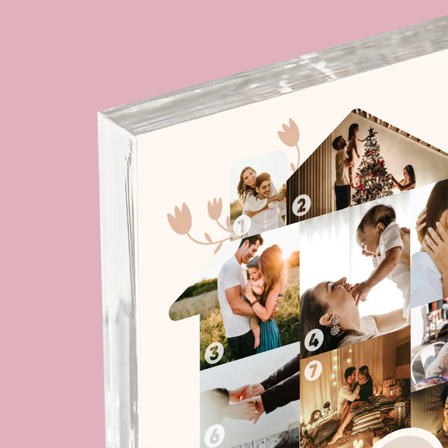 Formă Din Fotografii: Casa Părintească - Bloc Acrilic