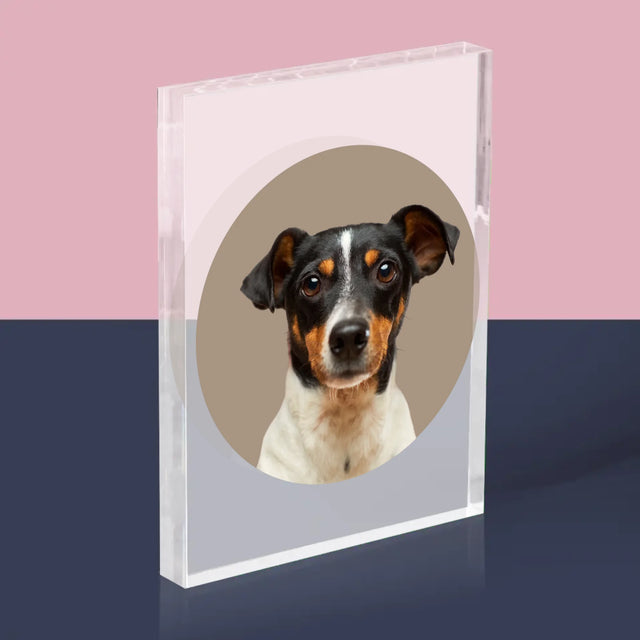 Fotografie Si Semnătură: Câinele Tău - Bloc Acrilic