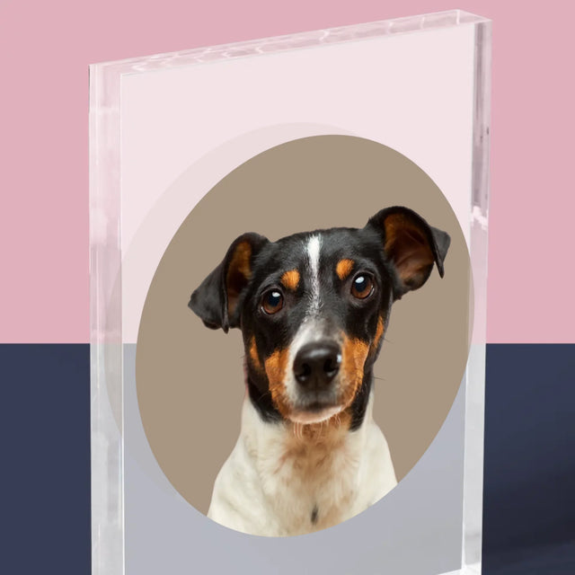 Fotografie Si Semnătură: Câinele Tău - Bloc Acrilic
