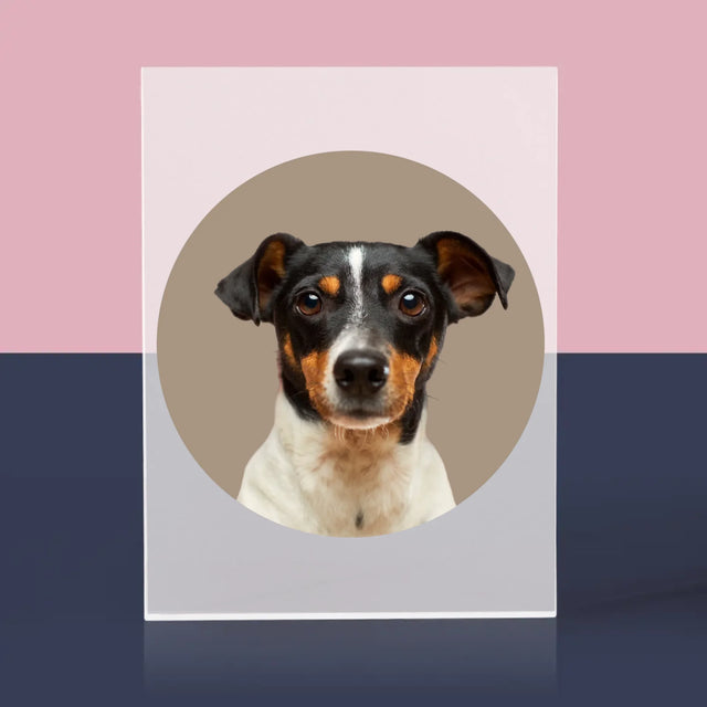 Fotografie Si Semnătură: Câinele Tău - Bloc Acrilic