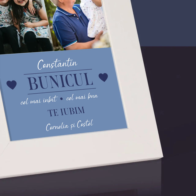 Colaj De Fotografii: Iubitul Bunic - Ramă Pentru Fotografii (Horizontală)