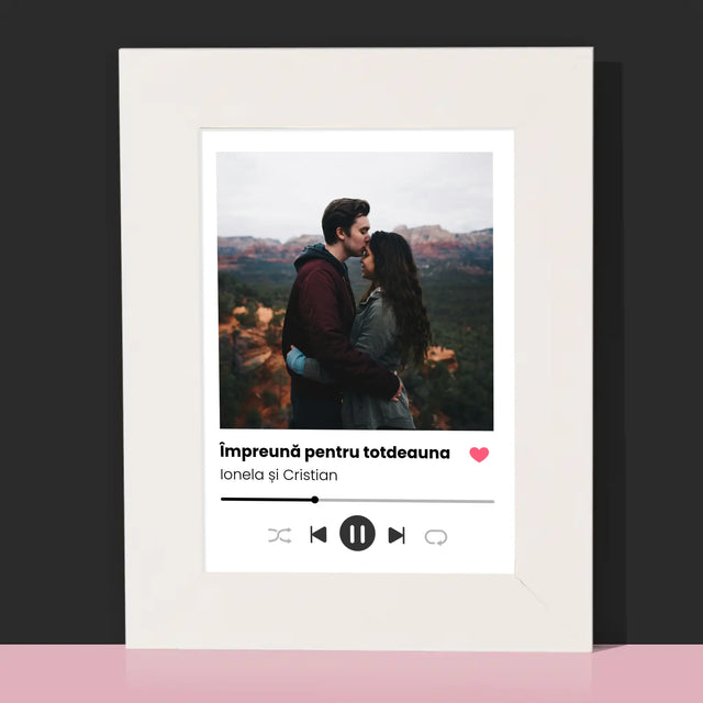 Fotografie Si Semnătură: Spotify Cu Fotografia Ta - Ramă Pentru Fotografii (Horizontală)