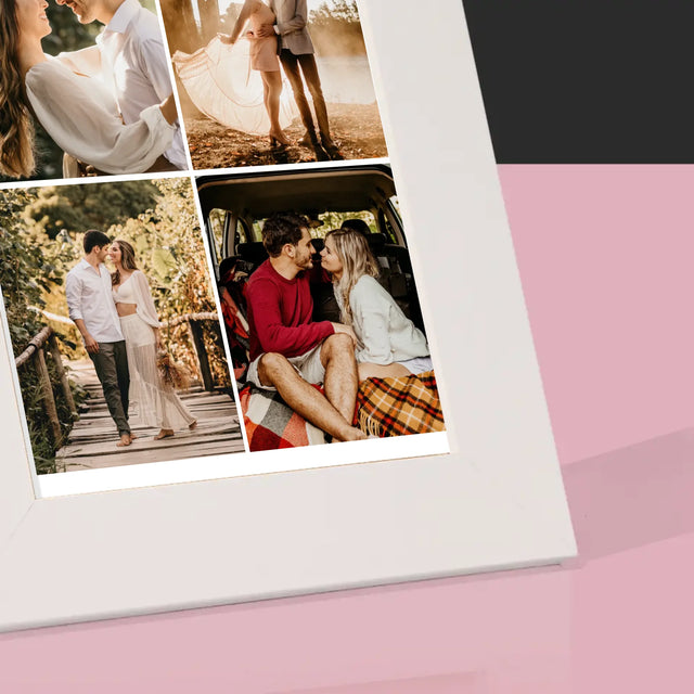 Colaj De Fotografii: 4 Fotografii - Ramă Pentru Fotografii (Horizontală)