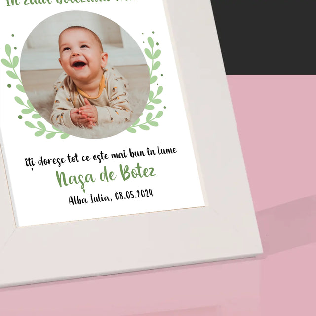 Fotografie Si Semnătură: Cu Prilejul Sfântului Botez - Ramă Pentru Fotografii (Horizontală)