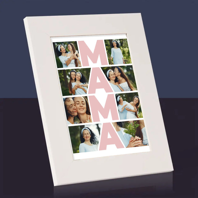 Colaj De Fotografii: Mama Colaj Din Fotografii - Ramă Pentru Fotografii (Horizontală)