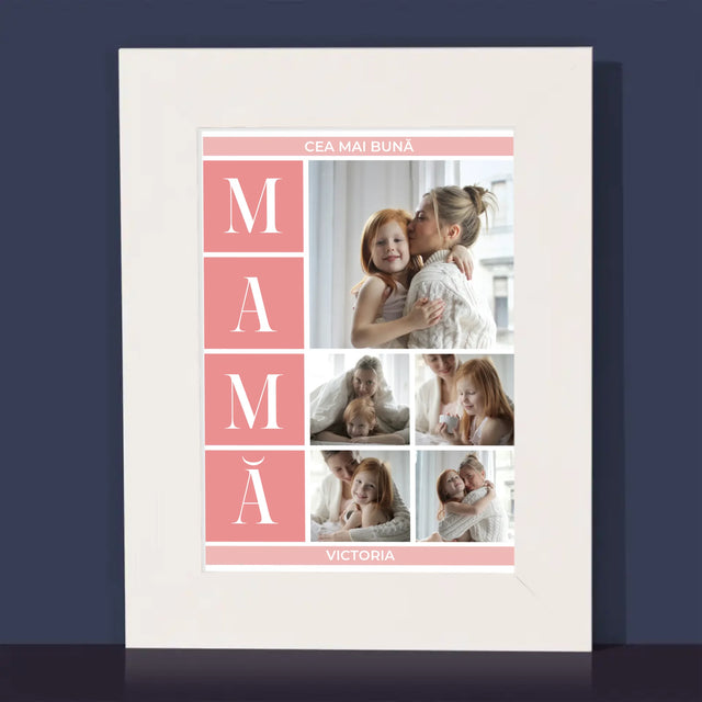 Colaj De Fotografii: Cea Mai Bună Mamă Colaj - Ramă Pentru Fotografii (Horizontală)