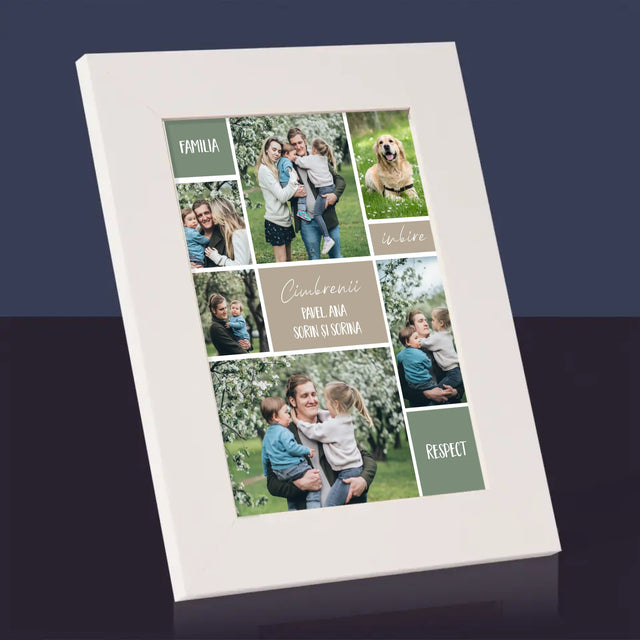 Colaj De Fotografii: Familia Colaj Din Fotografii - Ramă Pentru Fotografii (Horizontală)