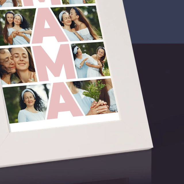 Colaj De Fotografii: Mama Colaj Din Fotografii - Ramă Pentru Fotografii (Horizontală)