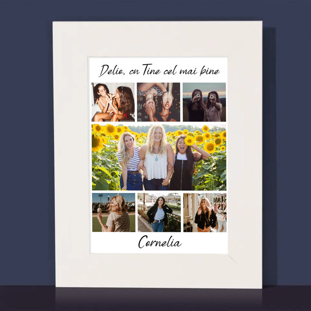 Colaj De Fotografii: Cea Mai Bună Prietenă - Ramă Pentru Fotografii (Horizontală)