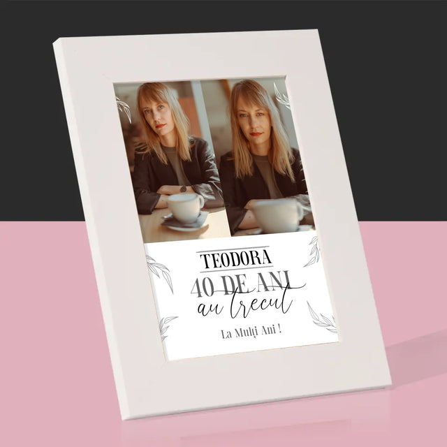 Colaj De Fotografii: Au Trecut 40 De Ani - Ramă Pentru Fotografii (Horizontală)