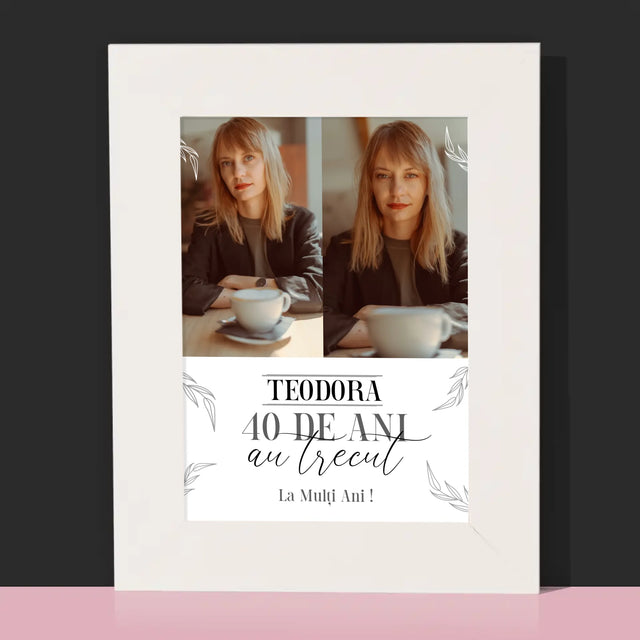 Colaj De Fotografii: Au Trecut 40 De Ani - Ramă Pentru Fotografii (Horizontală)