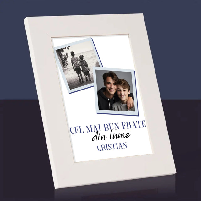 Colaj De Fotografii: Cel Mai Bun Frate Din Lume - Ramă Pentru Fotografii (Horizontală)