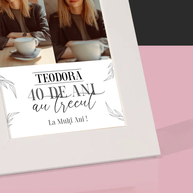 Colaj De Fotografii: Au Trecut 40 De Ani - Ramă Pentru Fotografii (Horizontală)