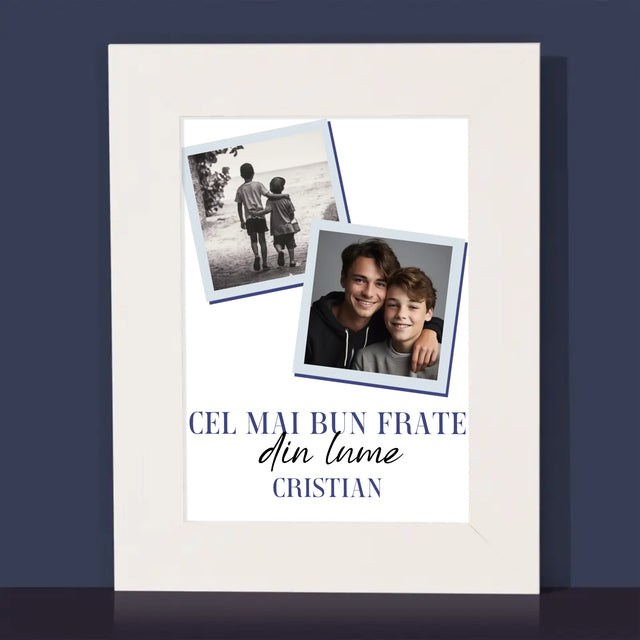 Colaj De Fotografii: Cel Mai Bun Frate Din Lume - Ramă Pentru Fotografii (Horizontală)