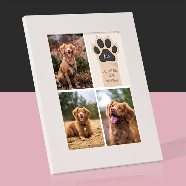 Colaj De Fotografii: Cel Mai Bun Câine - Ramă Pentru Fotografii (Horizontală)