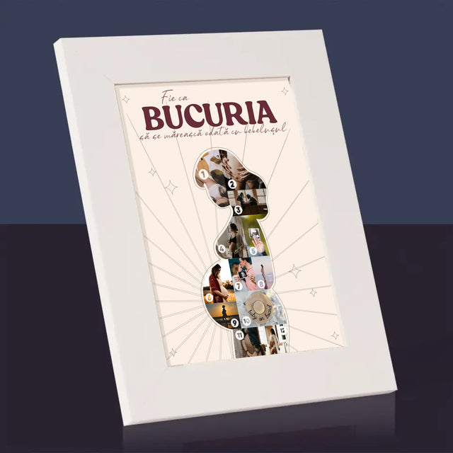 Formă Din Fotografii: Bucurie - Ramă Pentru Fotografii (Horizontală)