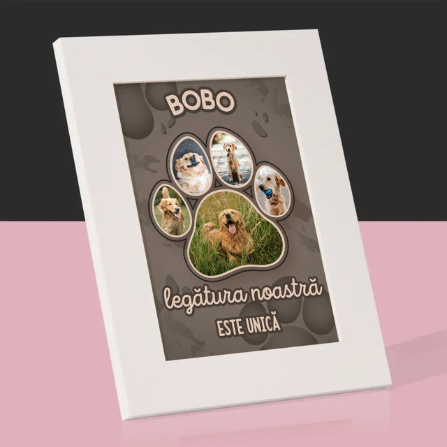 Formă Din Fotografii: Amprenta Lebei - Ramă Pentru Fotografii (Horizontală)