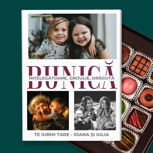 Colaj De Fotografii: Bunică Trăsături De Caracter - Praline