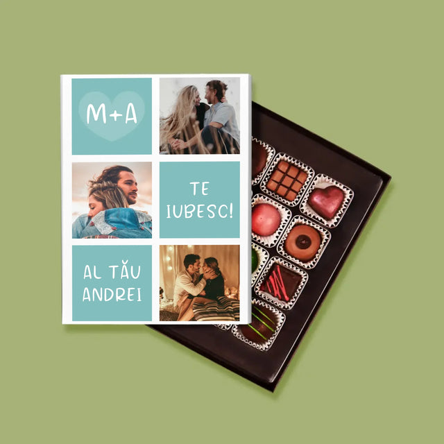 Colaj De Fotografii: Te Iubesc Inițiale - Praline