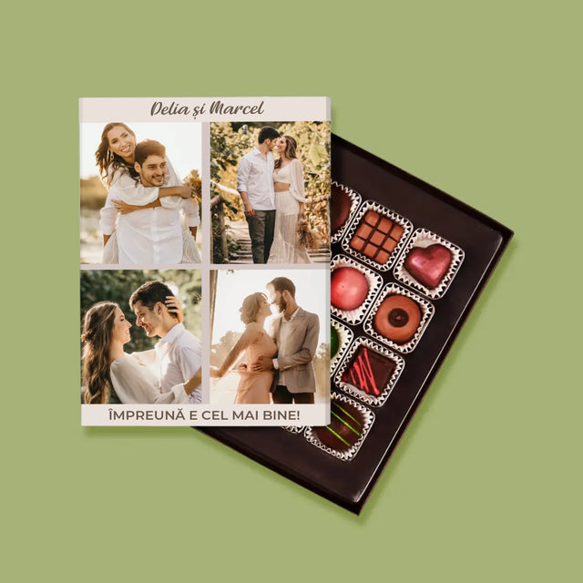 Colaj De Fotografii: Împreună E Cel Mai Bine, Colaj Din Fotografii - Praline