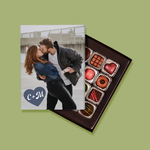 Colaj De Fotografii: Inițiale Inimă - Praline