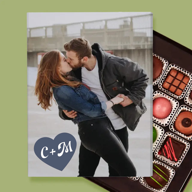 Colaj De Fotografii: Inițiale Inimă - Praline