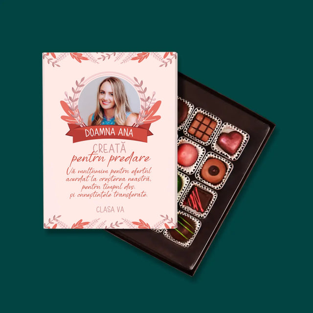 Fotografie Si Semnătură: Creată Pentru A Preda - Praline