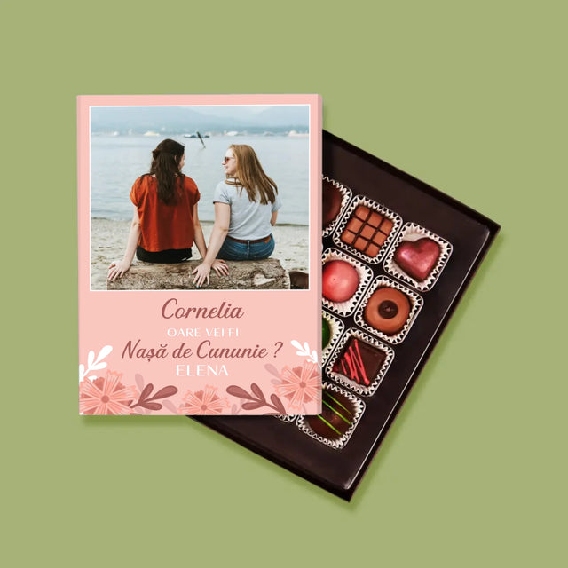 Colaj De Fotografii: Cerere La Nașă De Cununie - Praline