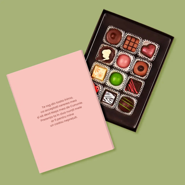 Colaj De Fotografii: Cerere La Nașă De Cununie - Praline