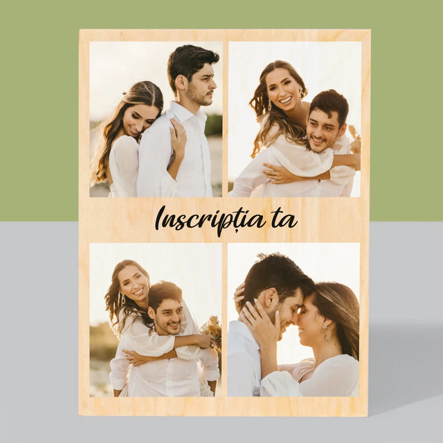 Imprimare pe lemn - verticală