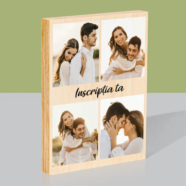 Imprimare pe lemn - verticală