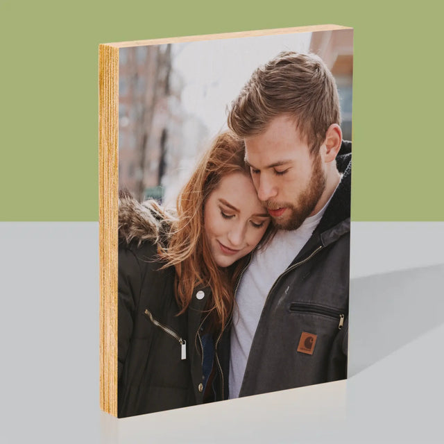 Imprimare pe lemn - verticală