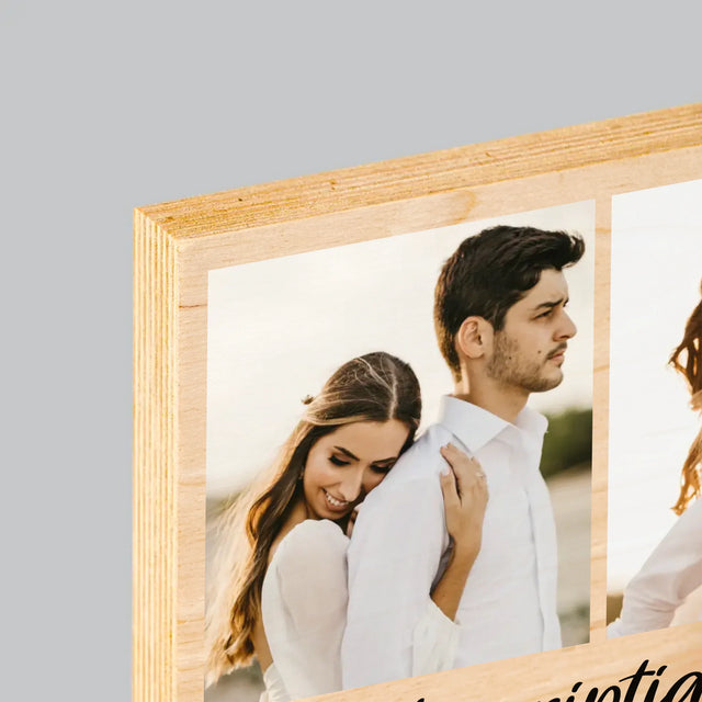 Imprimare pe lemn - verticală