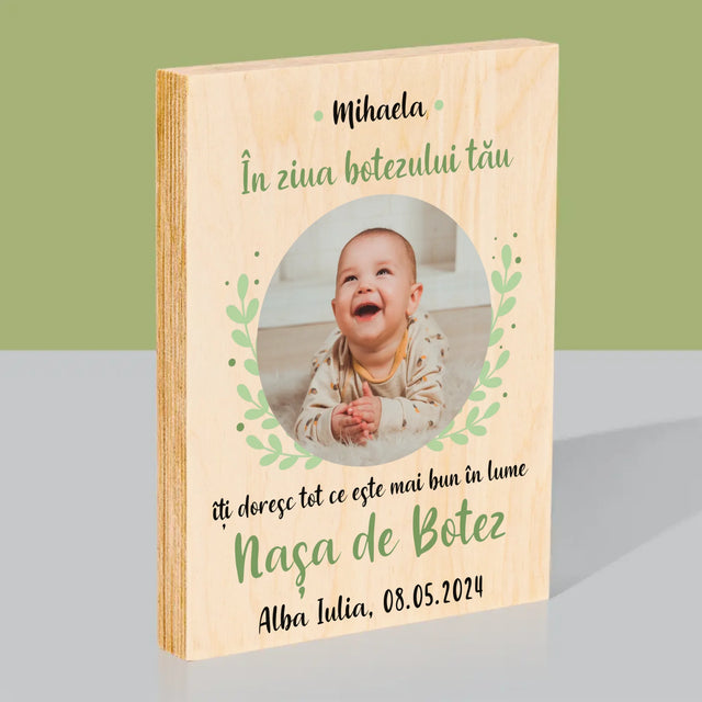 Imprimare pe lemn - verticală