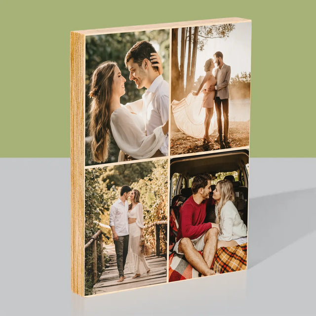 Imprimare pe lemn - verticală