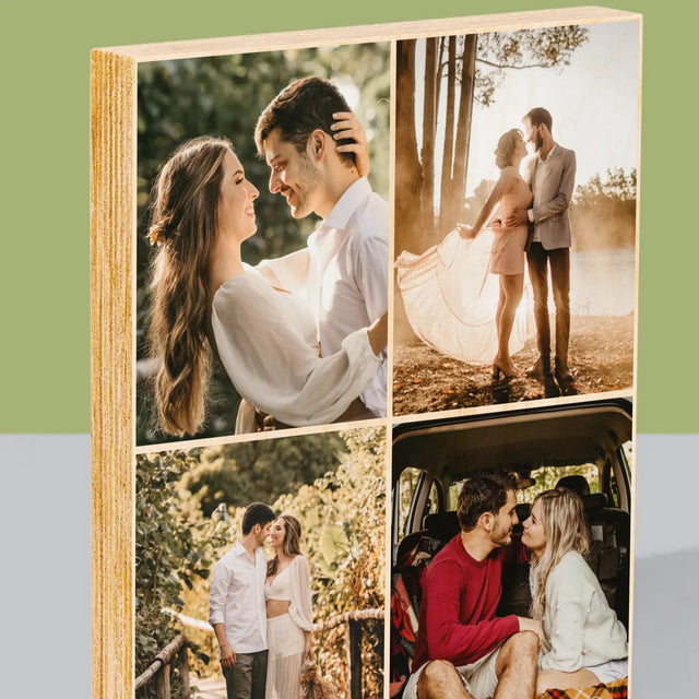 Imprimare pe lemn - verticală