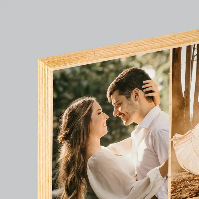 Imprimare pe lemn - verticală