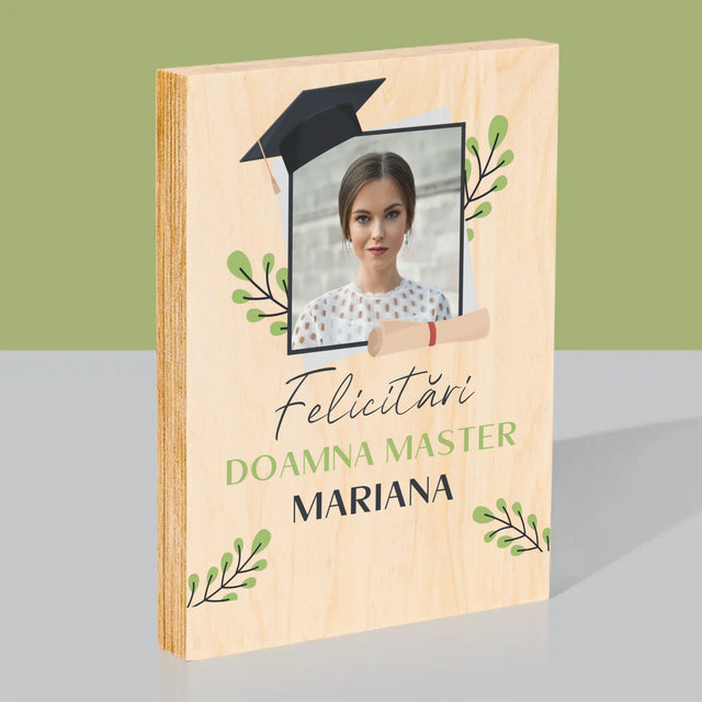 Imprimare pe lemn - verticală