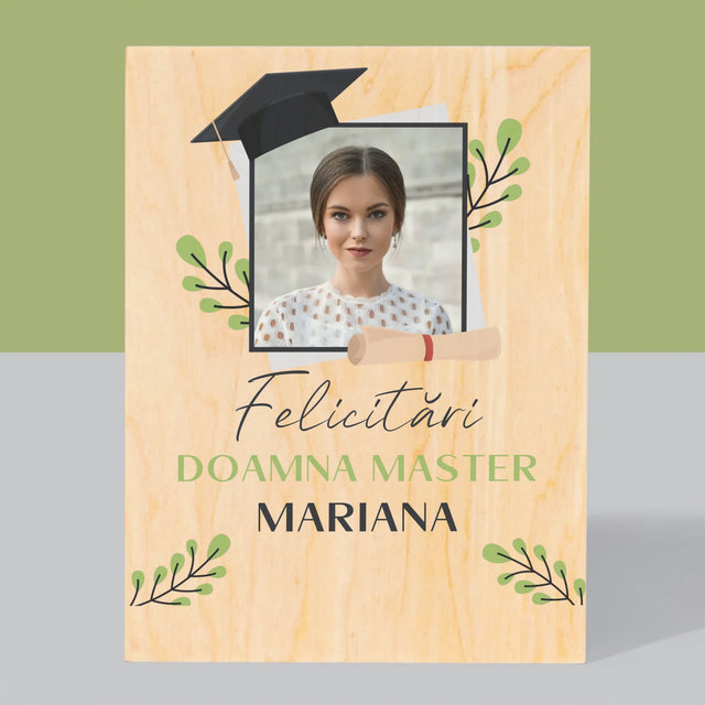 Imprimare pe lemn - verticală