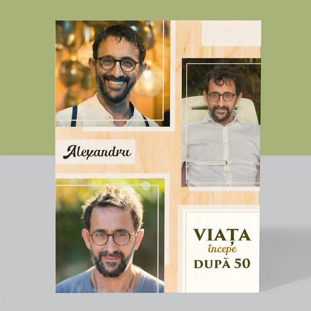 Imprimare pe lemn - verticală