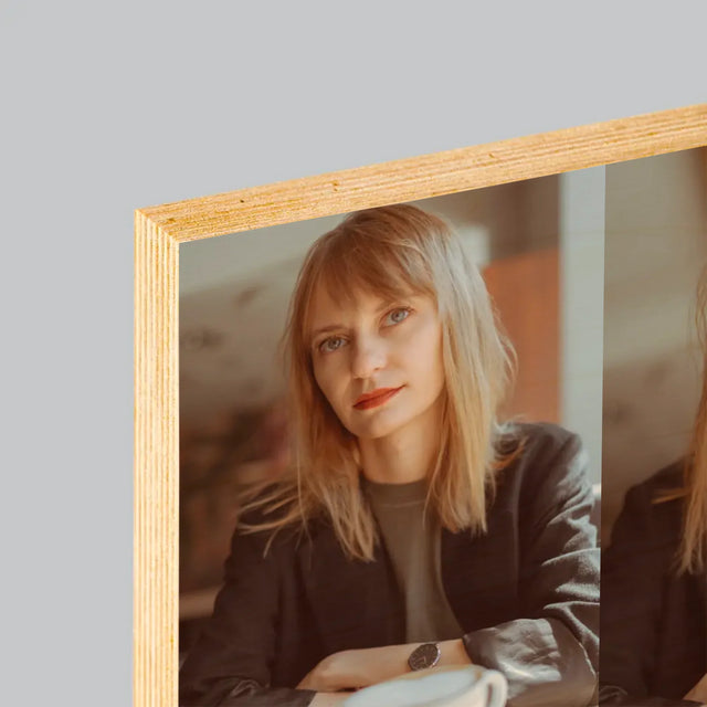 Imprimare pe lemn - verticală