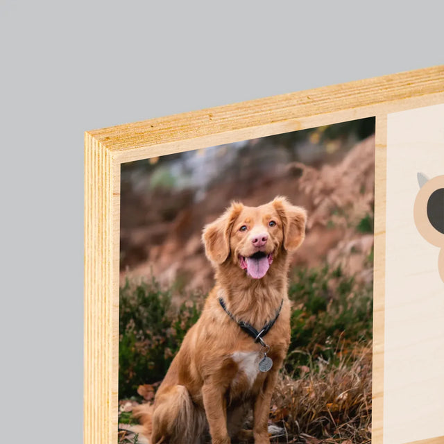 Imprimare pe lemn - verticală