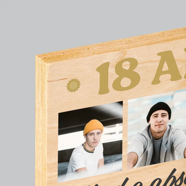 Imprimare pe lemn - verticală