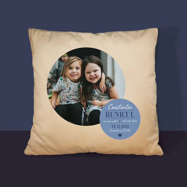 Colaj De Fotografii: Iubitul Bunic - Pernă (Cu Fotografie)