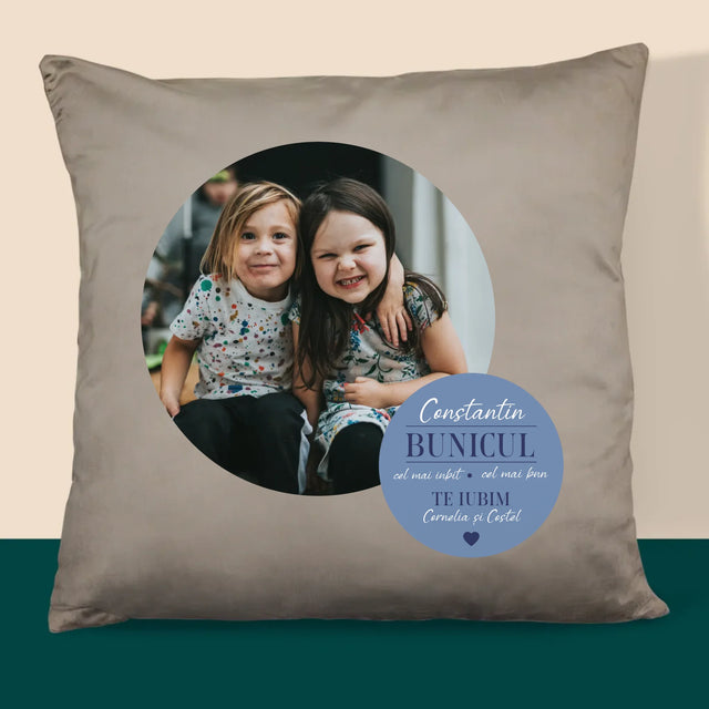 Colaj De Fotografii: Iubitul Bunic - Pernă (Cu Fotografie)