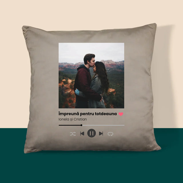 Fotografie Si Semnătură: Spotify Cu Fotografia Ta - Pernă (Cu Fotografie)