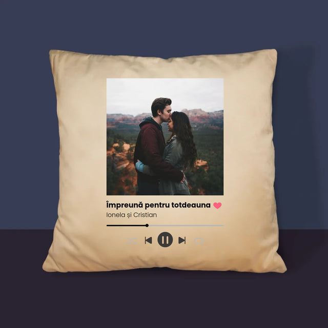 Fotografie Si Semnătură: Spotify Cu Fotografia Ta - Pernă (Cu Fotografie)